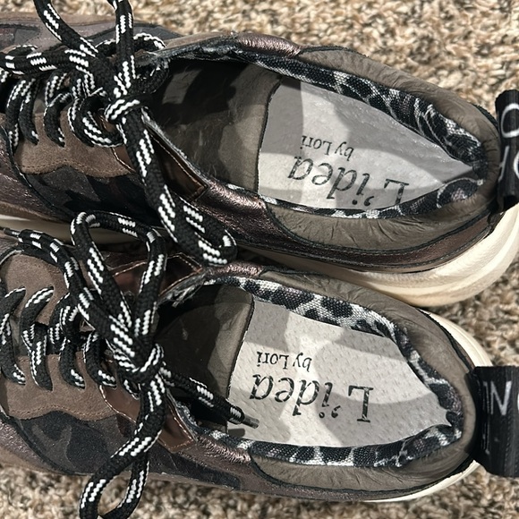Brown camouflage sneakers by L’idea by Lori - Picture 2 of 8